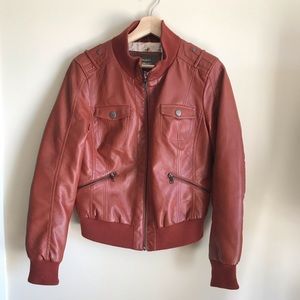 Ci Sono by Cavalini Vegan Leather Jacket